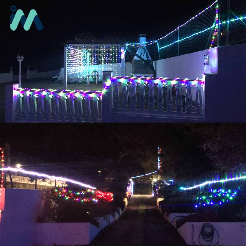 Manuel Alonso ha realizado este pasado sábado el encendido de su particular alumbrado de Navidad, con cerca de 40.000 luces led